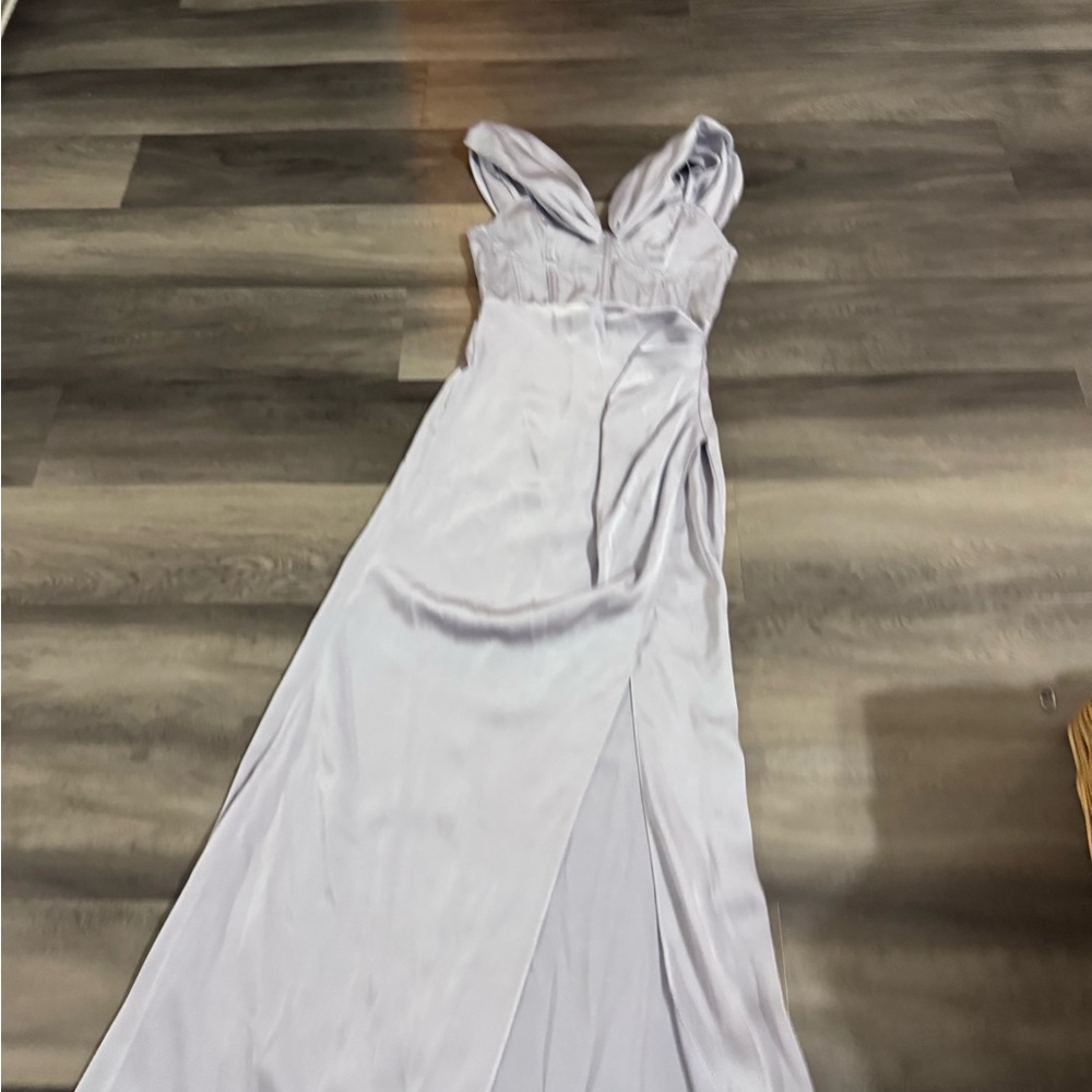 Elegant Lavender Evening Gown